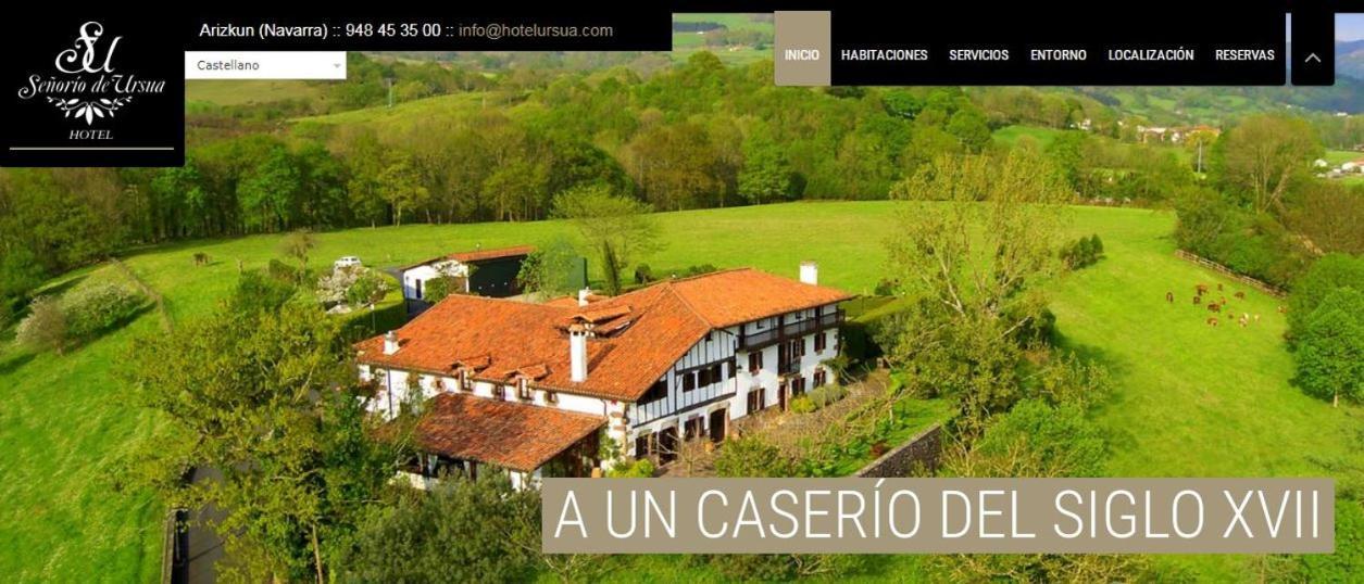 Hotel Senorio De Ursua Arizcun Eksteriør billede